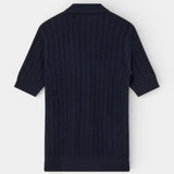 Dario SS Knit Polo - Estate Blue
