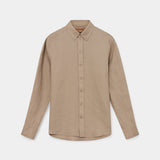 Theo Linen Shirt - Beige