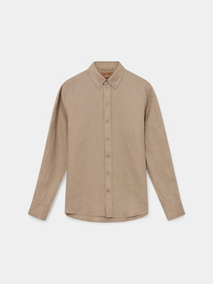 Theo Linen Shirt - Beige