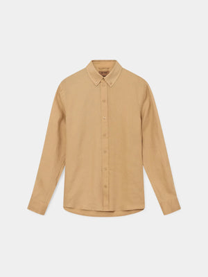 Theo Linen Shirt - Sahara