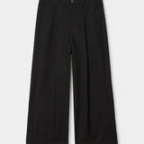 Oliver Pleated Pants - Black