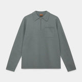 Ryan Boil Zip Knit - Slate