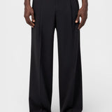 Leek Wide Pants - Sort