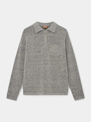 Ryan Zip Pullover - Light Grey