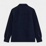 AKoscar Wool Overshirt - Sky Captain