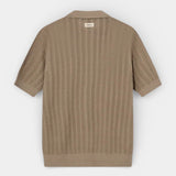 Dario SS Knit Polo - Dune