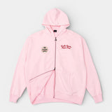 Pitcher Zip Hoodie - Pink