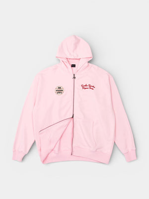 Pitcher Zip Hoodie - Pink