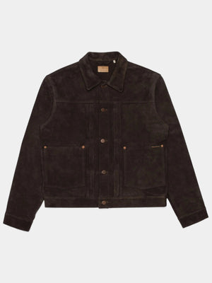 Dante II Suede Jacket - Dark Brown
