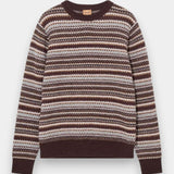 Laporte Pence Knit - Chocolate Brown