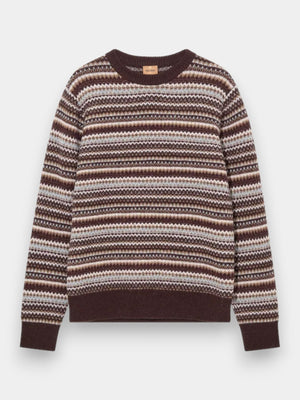 Laporte Pence Knit - Chocolate Brown