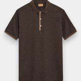 Harvey SS Polo - Chocolate Melange