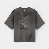 Houston Casino Tee - Washed Steel Grey
