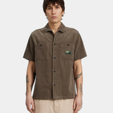 Theo Corduroy Shirt - Deep Lichen Green