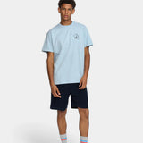 Printed Sim T-shirt - Dust Blue