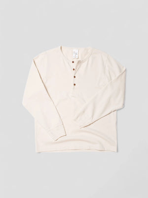 Henley LS Tee - Ecru