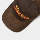 Suede Trucker Cap - Brun