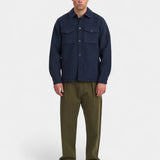 AKoscar Wool Overshirt - Sky Captain