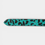 Leopard Hairy Belt - Black