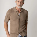 Dario SS Knit Polo - Dune