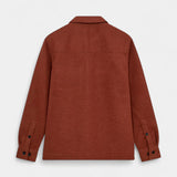 Oscar Wool Overshirt - Chili Oil