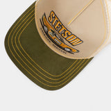 Muscle Car Trucker Cap - Beige