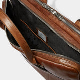 Vadstena Computertaske - Mid brown