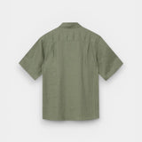 Theo Linen SS Shirt - Watercress