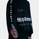 Football LS Knit - Striped
