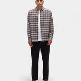 Sven Crepe Shirt – Blue Check