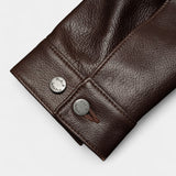 Joppe Western Jacket - Brown Leather
