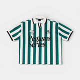 About Love Tee - Green Stripe