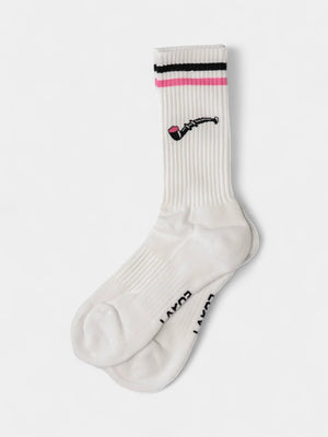 Lakridspibe socks - Hvid