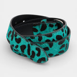 Leopard Hairy Belt - Black