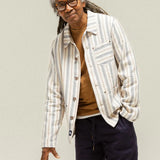 Mapham Stripe Jacket - Ecru