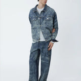 Cale Denim Pants - Tintet Lazer Blue