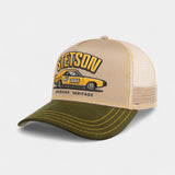 Muscle Car Trucker Cap - Beige