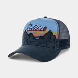 Mountain Mist Trucker Cap - Blå