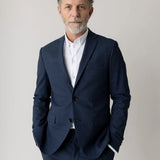 James Dynamic Luxe Blazer - Navy Check