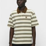Colton Polo - Desert Palm Stripe