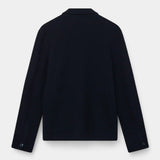 Austin Knit Overshirt - Navy