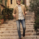 Conor Suede Jacket - Toasted Coconut