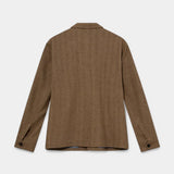 Conor Herringbone Jacket - Ermine