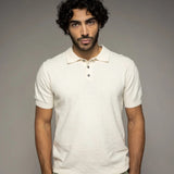 Kyle Boucle SS Polo - Ecru