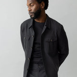 Jacob Dynamic Luxe Overshirt - Black