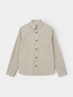 David Spring Check Shirt - Watercress