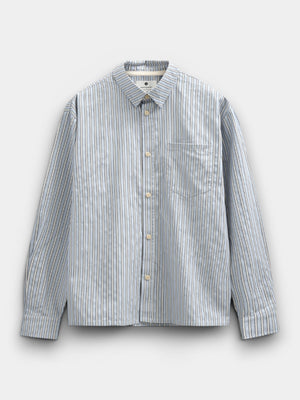 AKotto LS Stripe Shirt - Light Blue