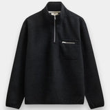 AKToni Wool Halfzip - Caviar