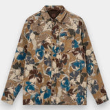 David Paint Overshirt - Indigo Blue