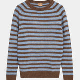 Carlos Stripe Knit - Chocolate Brown